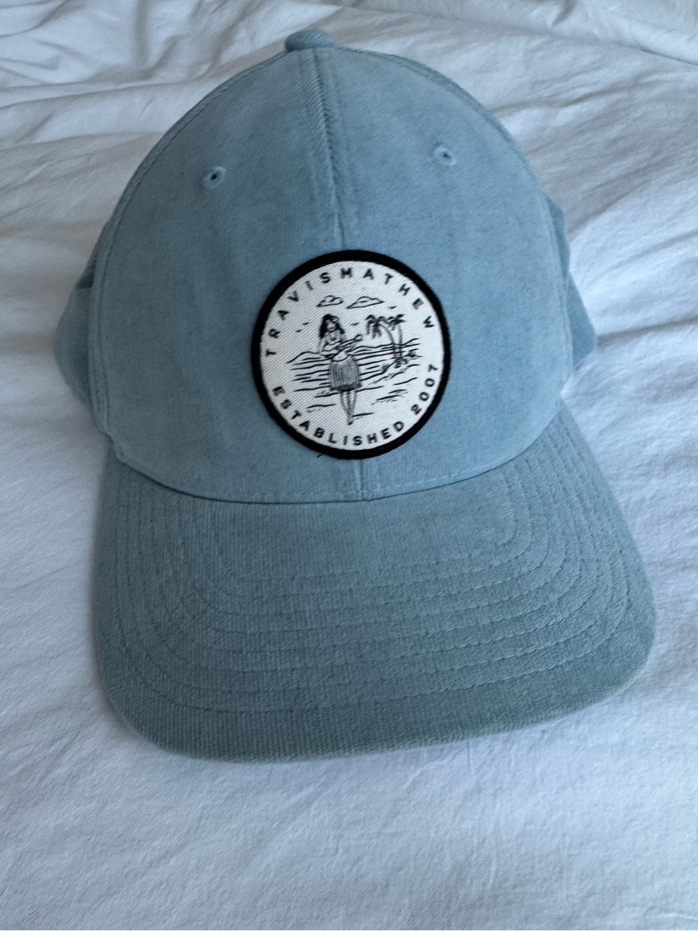 Travis Mathew Hawaii Light Blue Baseball Cap Men’s